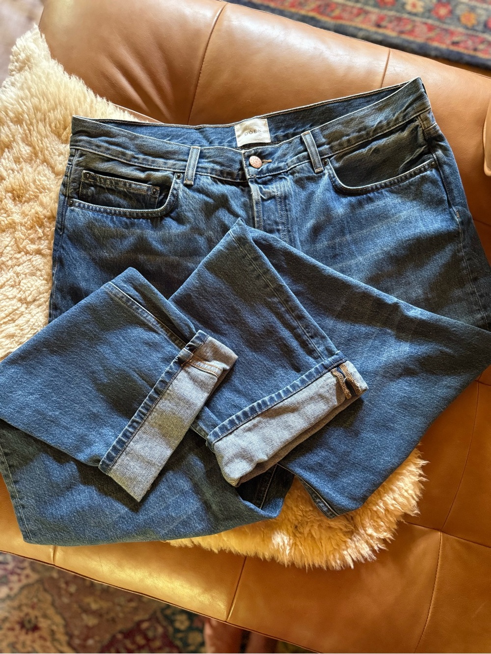 Doen Indigo Straight-Leg Women's Jeans